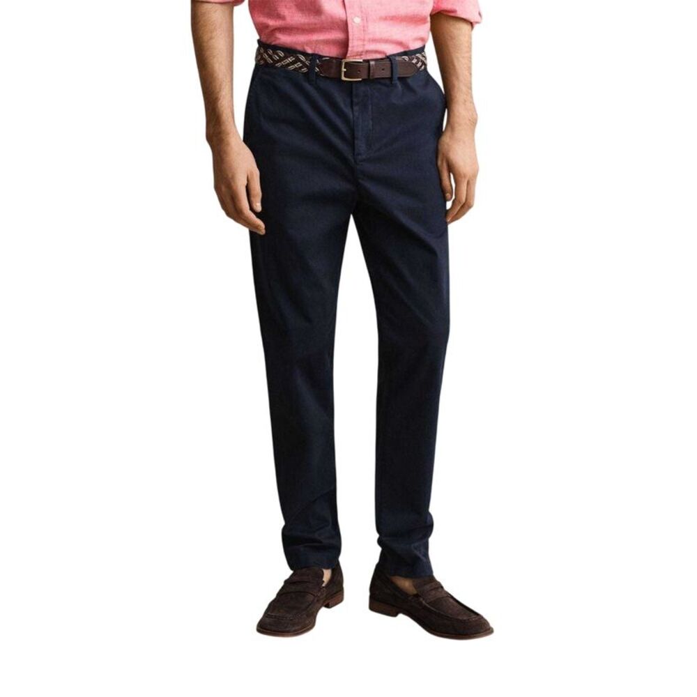 Gant Mens Twill Chinos / Evening Blue